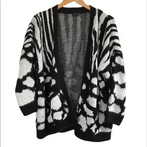 TopShop Fuzzy Oversize Cardigan